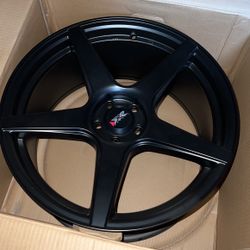 XXR 535 Flat Black 18”x7.5” 5x100 +35