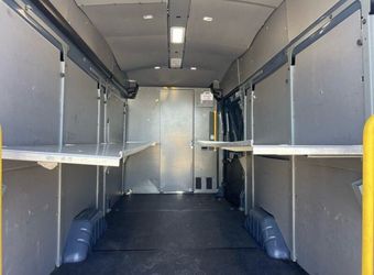 Ford transit 250 shelves