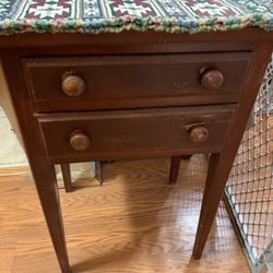 Sewing Cabinet With Thread. Price Is Firm!