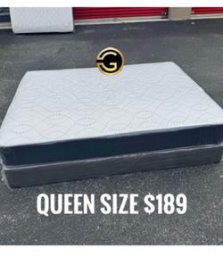 Queen Mattress Set – Medium – Brand New – Delivery Available 🚚