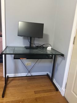 Computer desk (and monitor if desired)