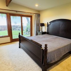 Solid Wood King Size Bedroom Set