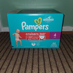 Pampers Cruisers 360° Size 4(64 Diapers)