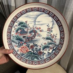 Japanese Porcelain Plate 12 3/4” 