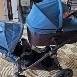 City Select Double Baby Jogger With Bassinet AND Attachments