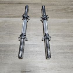 Adjustable Dumbbell Handles Chrome 
