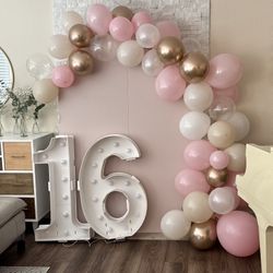 16 Light Up Numbers  Size- 3ft.