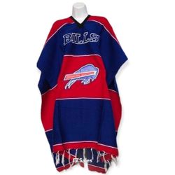 Buffalo Bills Embroidered Ponchos X2