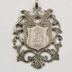 Sterling Silver Engraved Pendant 