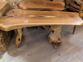 Wooden teak bench