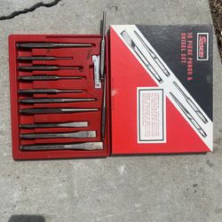 Snap On 10 Pc Punch And Chisel Set