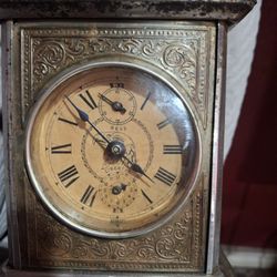 Vintage Eagle Musical Carriage Clock