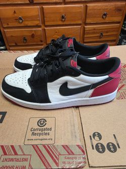 Jordan 1 Low Black Toe