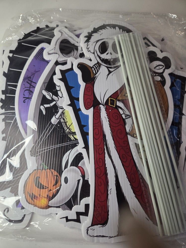 Nightmare Before Christmas Lawn Signs