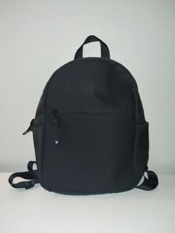Gymshark Mini Backpack Black Adjustable Straps Gym Bag