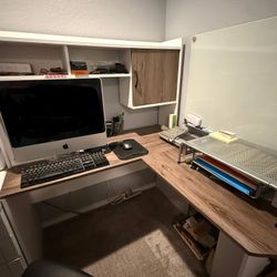 L Shaped Desk With Hutch