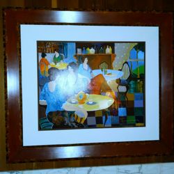 Framed And Signed LITHOGRAPH 14/99  By TARKEY 