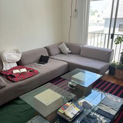 sectional couch by west elm rare