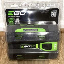Ego 56V 4 Ah Battery ARC Lithium New Seal in Box BA2242T Authentic