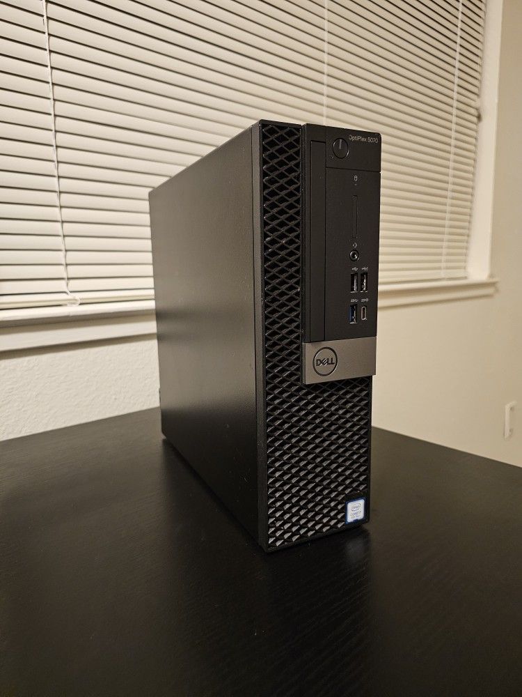 Dell OptiPlex 5070 SFF // Intel Core i7-9700 // 256GB NVMe SSD // 16GB RAM // NVIDIA GT 730