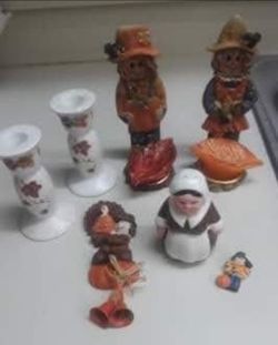 7 random misc Thanksgiving decor lot $5 FIRM for ALL!