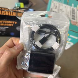 Fast Charging Block + Cable (USB-C / iPhone Compatible)