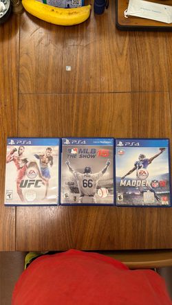 PS4 Games Bundle – UFC, MLB The Show 15, Madden 16