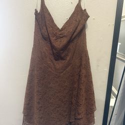 Brand New Brown Dress