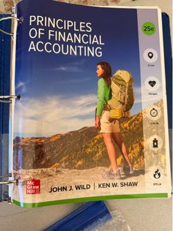 Principles of Financial Accounting (McGraw Hill) by John J. Wild and Ken W. Shaw