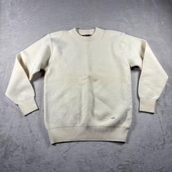 Vintage Paul & Shark Yachting Women's Large Cream White Sweater Wool Italy#2627