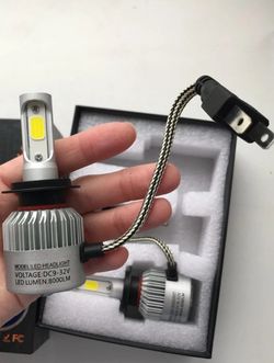 2pcs Car/Auto LED 8000LM 6500K*6 Months Warranty*Headlight Bulbs Low, High, Fog, Daytime, Luces Led, 9005, 9006, 9012, H1, H3, H7, H11, H4, 9007, H13