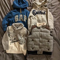 3T Baby Gap Sweater Vest Hoodie Oshkosh Hoodie