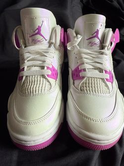 Air Jordan 4 Retro White Pink Sneakers