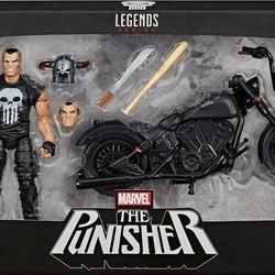 Marvel Legends Avengers Punisher With Motorcycle 