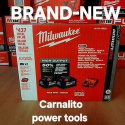 Milwaukee
M18 18-Volt Lithium-Ion High Output Starter Kit with Two 6.0 Ah Battery and Charger