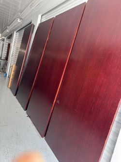 8 Beautiful Workstations Made Of Laminated Cherry Wood Each Table For 