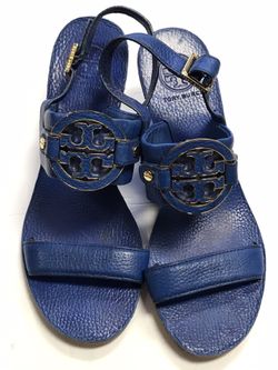 Tory Burch blue sandal’s a Sz 8