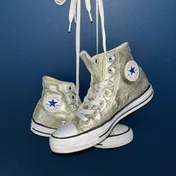 Converse All-Star SHINY Gold Size 5.5w &3.5M (unisex)