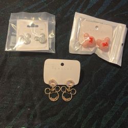 New Mickey Mouse Earrings 