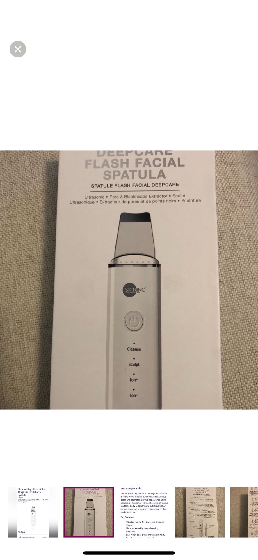 Deepcare flash facial spatula- Originally $95