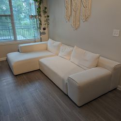 Acanva Modern L-Shaped Sectional Sofa