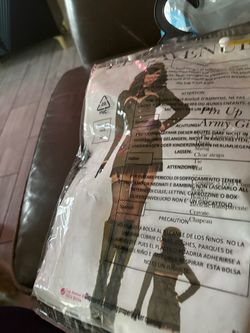 Up Army Girl Costume size S