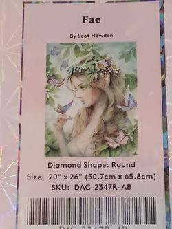 Fantasy Fairy Diamond Painting Diamond Art Club Fae