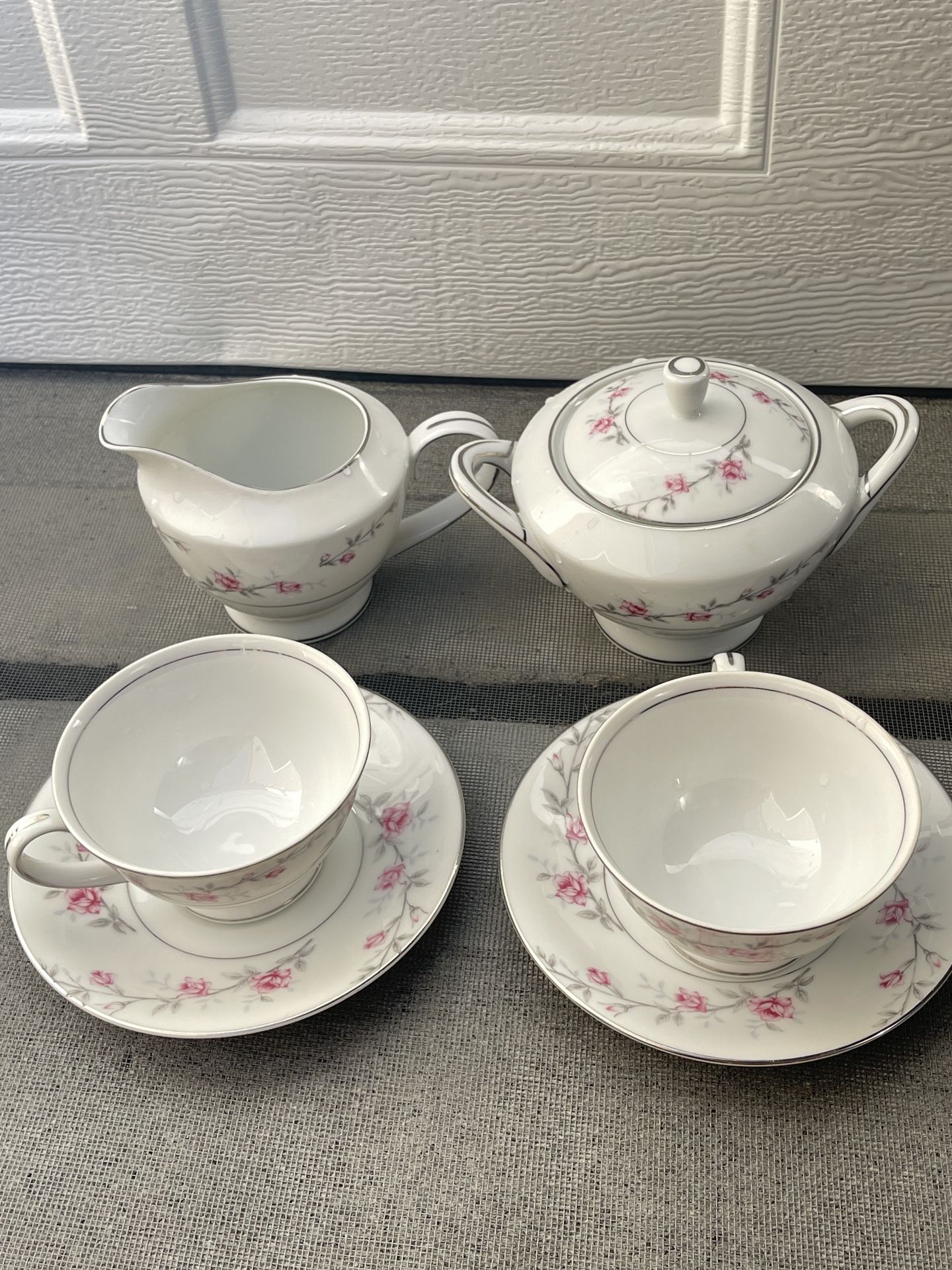 Norleans Debonaire Creamer & Sugar Bowl 2 Set Tea Cup - Vintage Fine China Japan