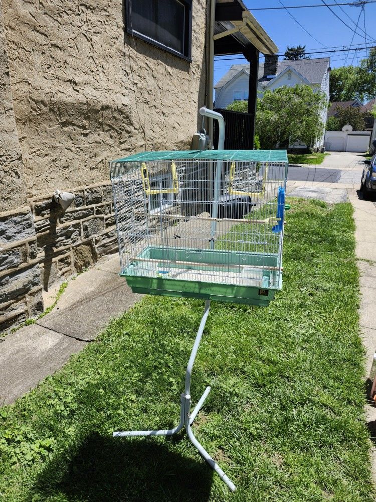 Bird Cage With Stand