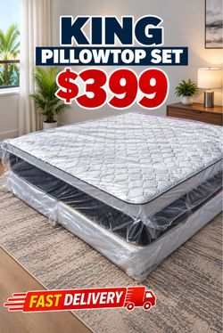 ✅KING PILLOWTOP SET