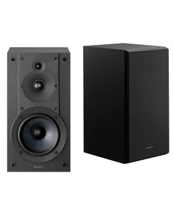 Sony - CS Speakers - 3-way 3-driver hires Bookshelf speakers (2025) pair - Black