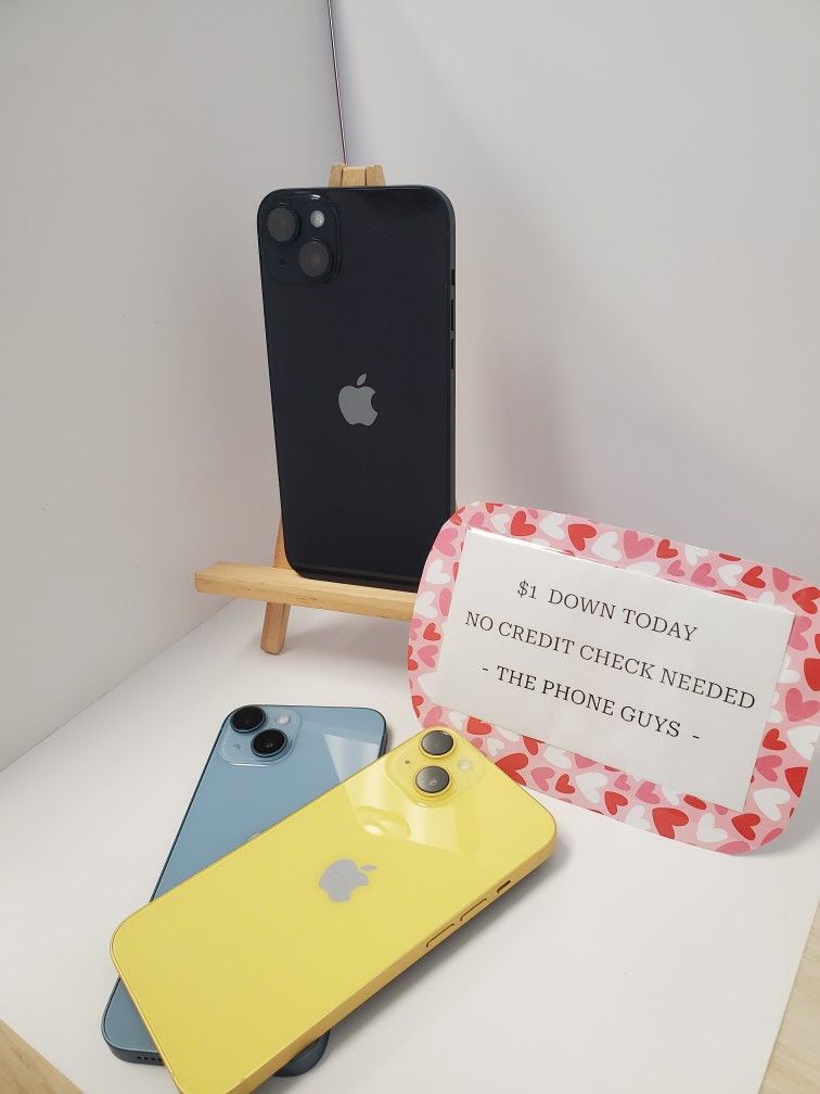 Apple IPhone 14- $1 Down Today - NO CREDIT Needed