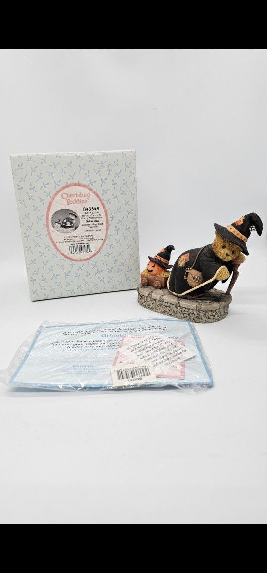 Cherished Teddies 2002 Griselda Witch Hat Halloween 848549 Collector SIGNED NIB

cherished teddies GRISELDA  Hocus Pocus NIB *ARTIST SIGNED