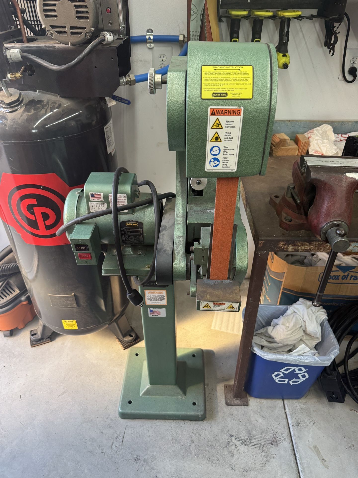 Burr King Belt Sander Model 760